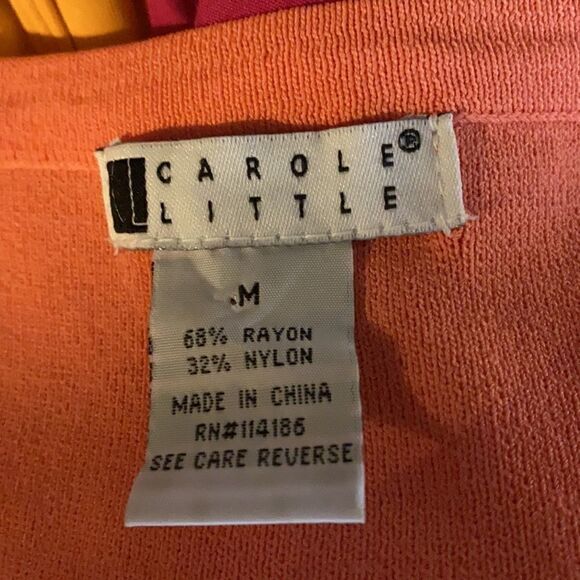 Knit Tank Shell Coral Size M - Picture 3 of 4